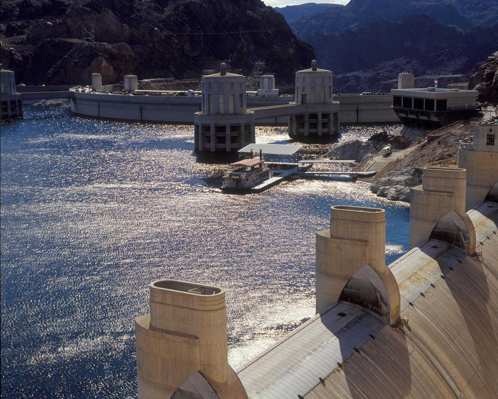 Lake Mead at Hoover Dam 2001