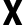 An X to click and exit popup